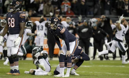 "Me siento terrible": Pateador de Bears tras fallo de gol de campo