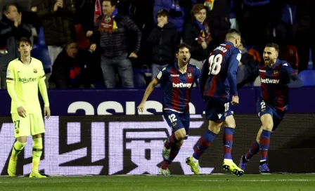 Barcelona sufre y cae ante el Levante en la Ida de Octavos de la Copa del Rey