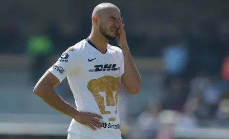 Carlos González, baja de Pumas por lesión  