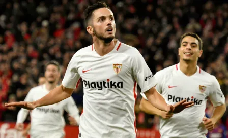 Sevilla pone 'contra la pared' a Barcelona en Copa del Rey