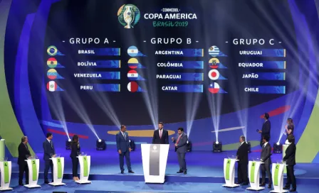 Copa América Brasil 2019, con grupos definidos