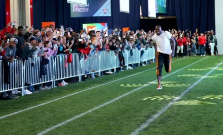 Usain Bolt empata récord de velocidad en 40 yardas de NFL