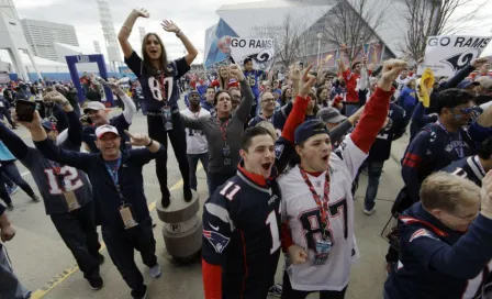 Seguidores de Patriots, mayoría en el Mercedes-Benz Stadium