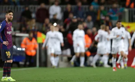 Messi no entrena a días del partido contra el Real Madrid