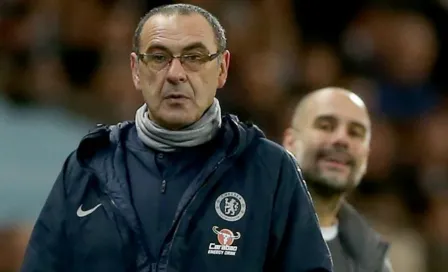 "Ni siquiera lo vi": Sarri sobre saludo de Guardiola