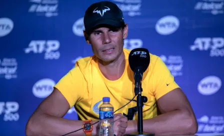 Rafael Nadal, listo para el Abierto Mexicano de Tenis pese a lesión