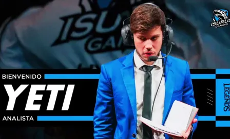 Yeti vuelve a la Grieta como analista de Isurus Gaming