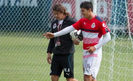 Matías Almeyda y Ángel Zaldivar celebran su reencuentro