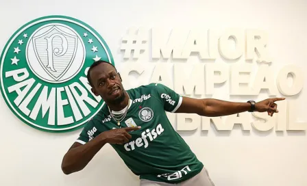 Usain Bolt se 'integra' a la filas del Palmeiras en Brasil