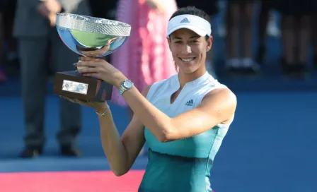 Muguruza se lleva el Abierto de Monterrey tras lesión de Azarenka