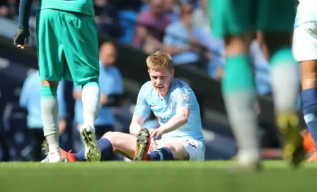 De Bruyne enciende las alarmas del Man City tras lesionarse