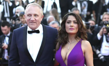 Salma Hayek celebra título de Rennes en Copa de Francia