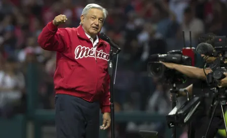 AMLO se reúne con Rob Manfred, comisionado de MLB