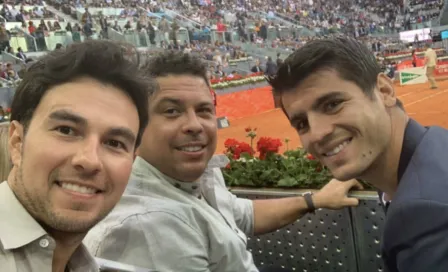 Checo Pérez convive con Ronaldo y Morata en el Abierto de Madrid