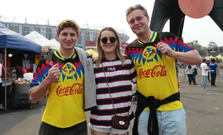 Desde Londres, aficionados acuden al Azteca para apoyar al América