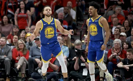 Warriors 'saca la escoba' y vence a Trail Blazers en tiempo extra