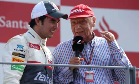 Checo Pérez se despide de Niki Lauda con emotivo mensaje