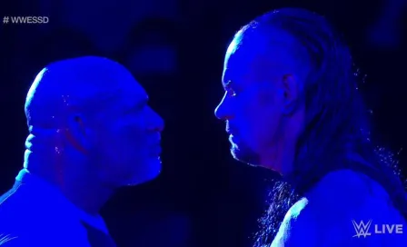 Goldberg encaró a The Undertaker antes de su lucha en Super Showdown