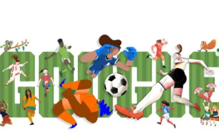 Google dedica su portada al Mundial Femenil de Francia 2019