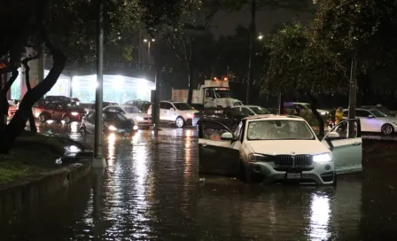 Fuertes lluvias causan inundaciones en diferentes puntos de la CDMX