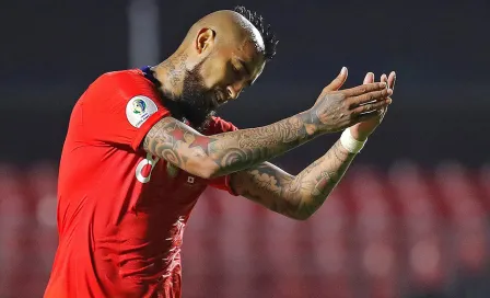 Arturo Vidal entrenó por separado, previo al Chile vs Ecuador 