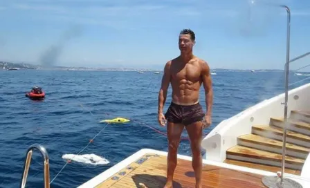 Cristiano Ronaldo presumió sus vacaciones en la Riviera Francesa