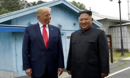 Donald Trump y Kim Jong Un tienen histórica reunión en Corea del Norte