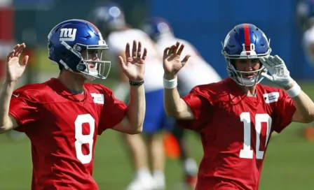 Eli Manning no teme por la titularidad con los Giants tras llegada del novato, Daniel Jones