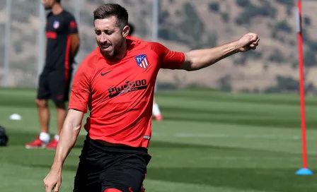 Héctor Herrera, usado de cambio en prácticas del Atlético de Madrid