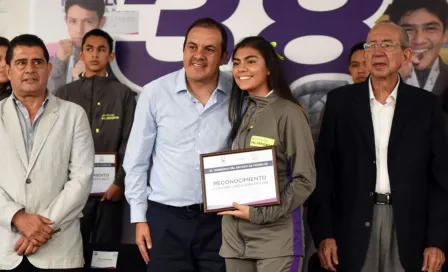 Cuauhtémoc Blanco lloró al entregar reconocimientos a medallistas en Morelos 