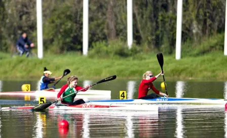 Beatriz Briones da medalla de oro a México en canotaje en Lima 2019