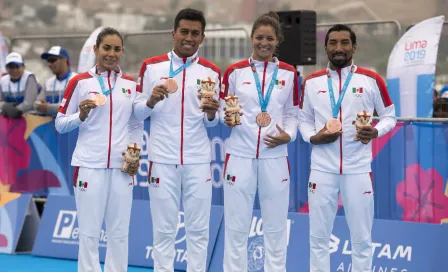 Triatletas mexicanos se colgaron la medalla de Bronce en Relevos Mixtos de JP Lima 2019