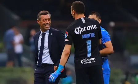 Pedro Caixinha reconoció que Porto le preguntó por Agustín Marchesín