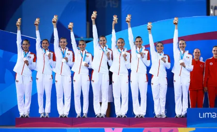 Equipo mexicano de natación artística refrendó plata en Juegos Panamericanos