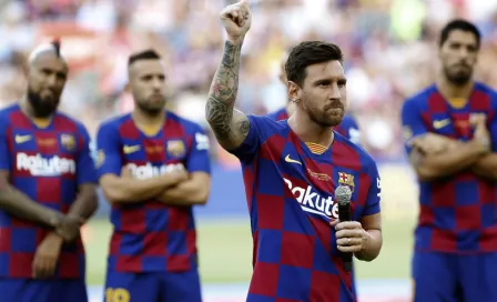 Lionel Messi pidió al Camp Nou valorar la hegemonía del Barcelona en Liga 