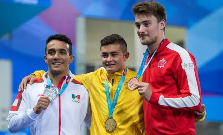 Juan Celaya conquistó medalla de plata en trampolín de tres metros 