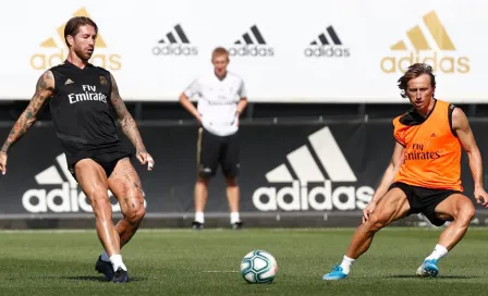   Sergio Ramos regresó a los entrenamientos del Real Madrid