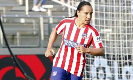 Charlyn Corral debutó con el Atlético de Madrid en derrota ante el Olympique