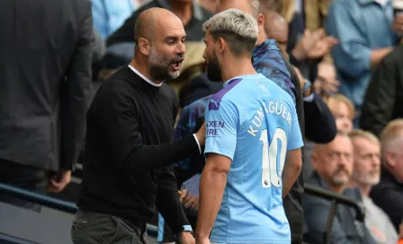 Pep Guardiola y Sergio Agüero tuvieron una fuerte discusión