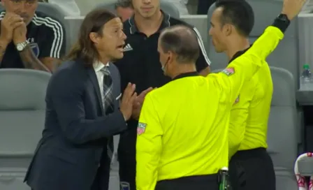 Matías Almeyda fue expulsado y perdió los estribos ante el LAFC