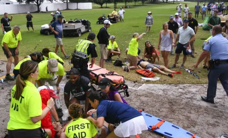 Relámpago lesionó a seis en torneo de golf en Estados Unidos