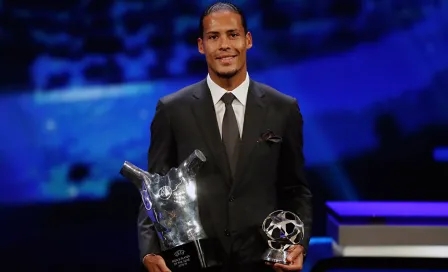 Van Dijk, el mejor jugador de la UEFA tras vencer a Messi y CR7