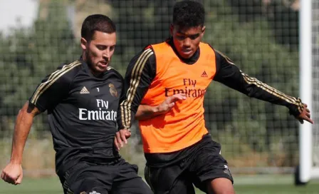 Eden Hazard y James Rodríguez volvieron a los entrenamientos con el Real Madrid