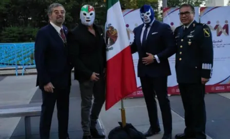 Blue Demon Jr. y Dr. Wagner Jr. visitaron sede de la ONU en Nueva York