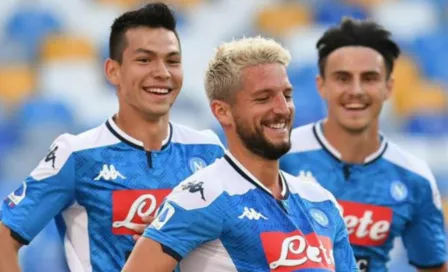 Hirving Lozano dijo sentirse arropado por el vestidor, entre ellos Mertens e Insigne