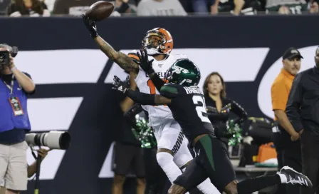 Browns venció a Jets en regreso triunfal de Beckham Jr al MetLife Stadium