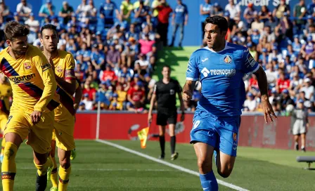 DT de Getafe se quejó del arbitraje contra Barcelona 