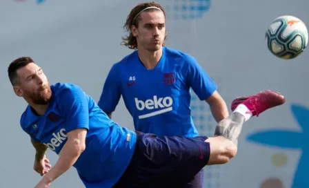 Griezmann reveló que habla muy poco con Messi