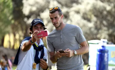 Gareth Bale, un aficionado más en el Abierto de golf de España 