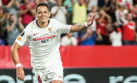 Chicharito Hernández volvió a marcar con el Sevilla en la Europa League